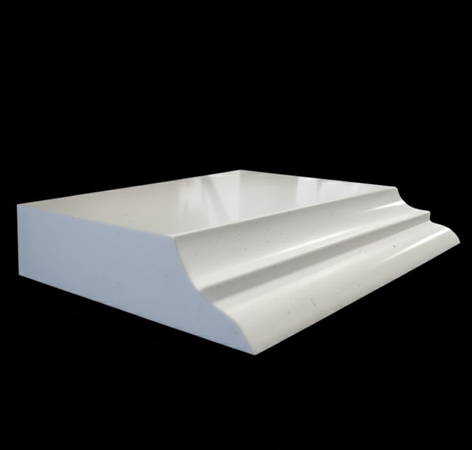 cove ogee worktop edge detail